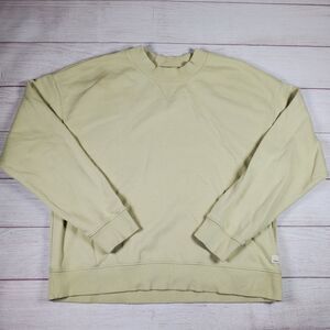 Vuori Sedona Weekender Oversized Crewneck Bone Ivory Women's Size M FLAW